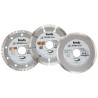 Juego de 3 discos de diamante surtidos 115mm EINHELL