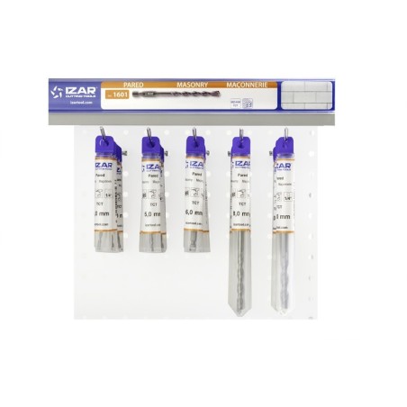 Ref. 1601 broca pared hex e6,3 IZAR