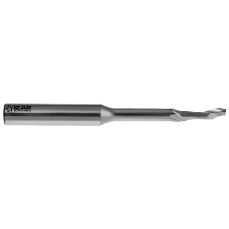 Ref. 4414 fresa hss izar-std.w larga 1z aluminio mango-8/10 IZAR