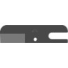 Ref. 8321 cuchilla corta-tubos tijera inox+teflon IZAR