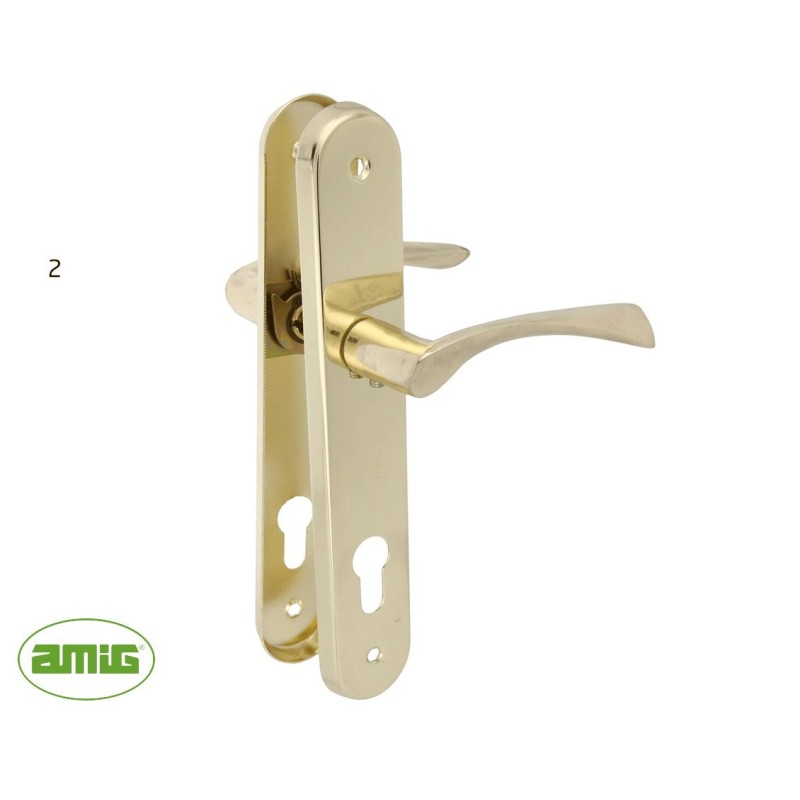 Juego Manivelas AMIG ALBA-PA: Color Seleccionable, 72mm C/Bocallave