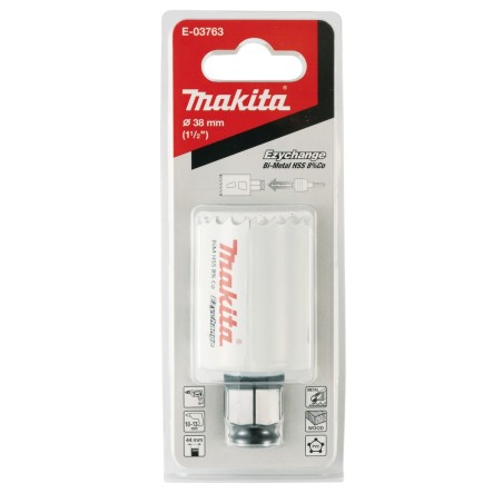 E-03763 Broca de corona BiM 38 mm, Ezychange MAKITA