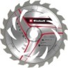 Sierra circular hm d.165x20mm z24 corte fino madera EINHELL