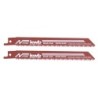 2 hojas de sable bim para metal 130mm grueso EINHELL