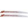 2 hojas de sable 180mm para madera y metal EINHELL