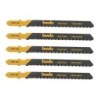 Blister 5 hojas de calar corte fino madera 75mm en t EINHELL