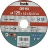 Pack 10 discos extrafinos inox/metal 125x1mm EINHELL