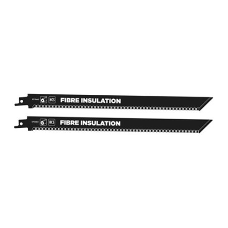 2 hojas sierra sable para materiales de aislamiento 300mm hcs