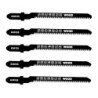 Blister 5 hojas de calar corte curvo madera 55mm en t EINHELL