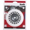 Cepillo acero trenzado duro 100mm m14 EINHELL