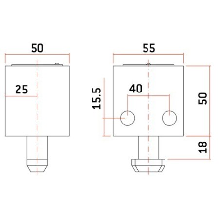 Cerradura Alta Seguridad De Suelo Para Persiana SAG BB1