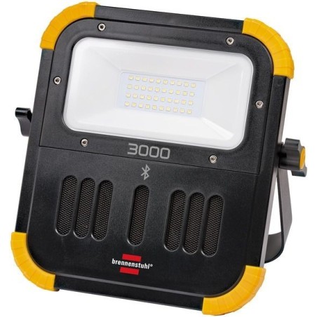 Foco LED portátil BLUMO con batería recargable y altavoces