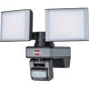 Foco LED doble de pared WF con protección IP54, control con app